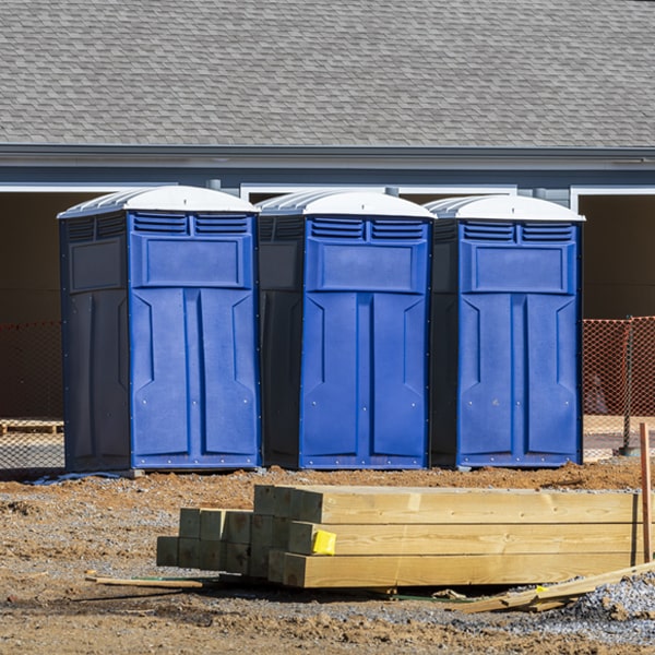 what is the expected delivery and pickup timeframe for the porta potties in Annapolis MO